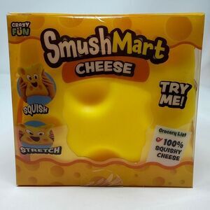 SmushMart Cheese Squishy Viral Squeezy Toy New Sealed